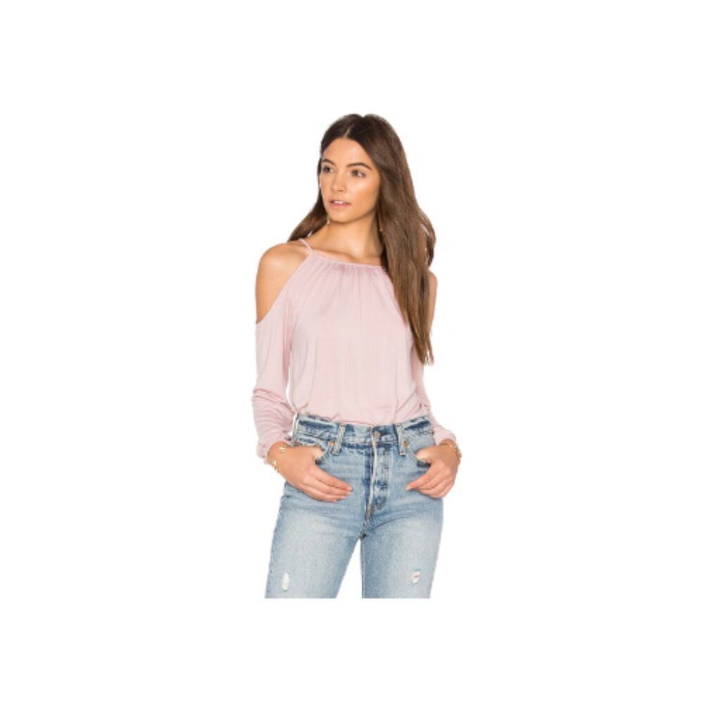 krisa Cold Shoulder top in Size Small Color Novelle NWT $132